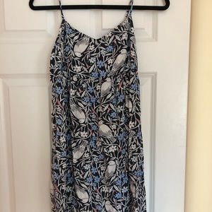 Gap sun dress with floral/nature pattern